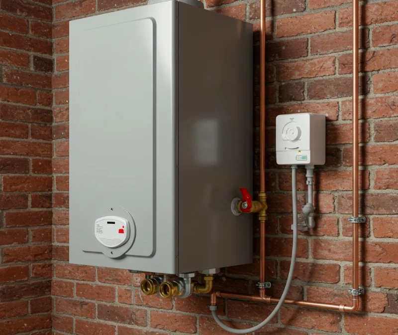A high-quality hot water system installed by experienced electricians